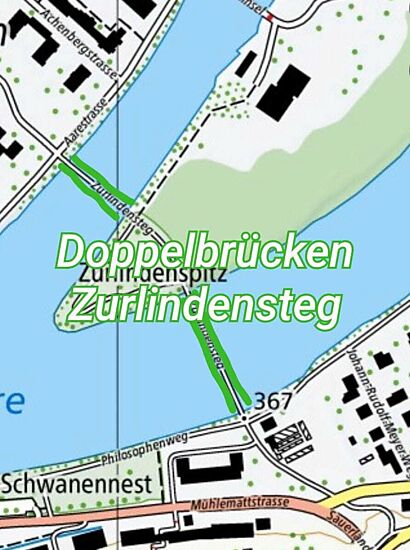 Titelbild Ausbau der Zurlindensteg-Brücken